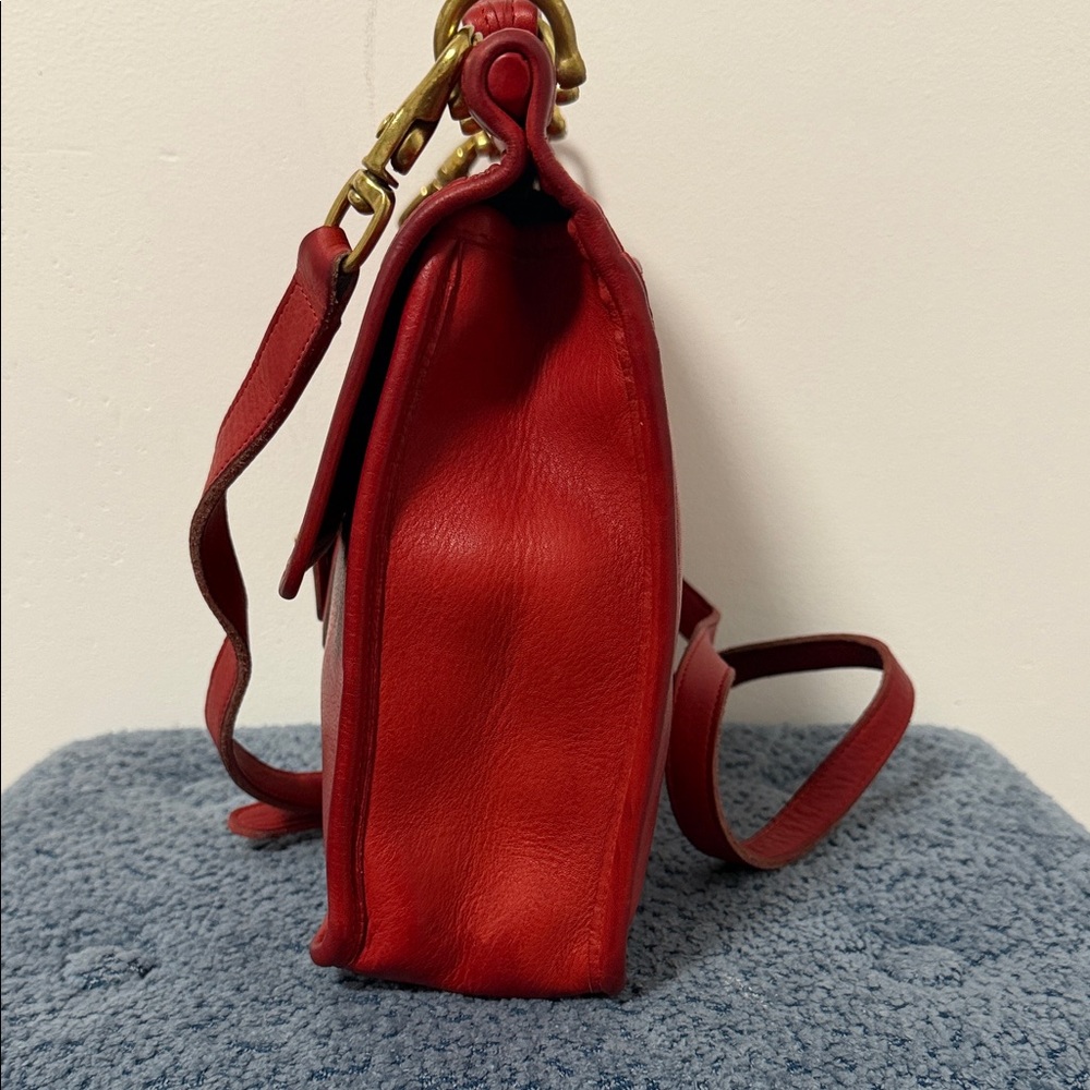 Vintage Coach Willis In Red! - Picture 3 of 11